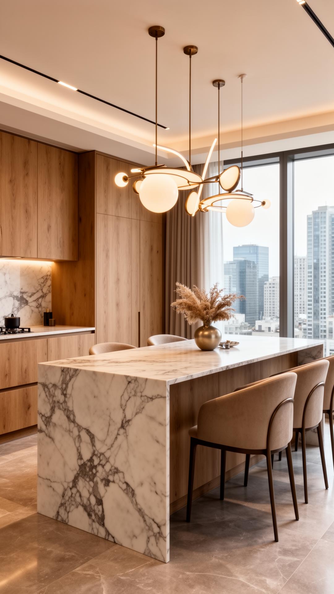 Heritage Marble Dining — Sun Ponte Residence